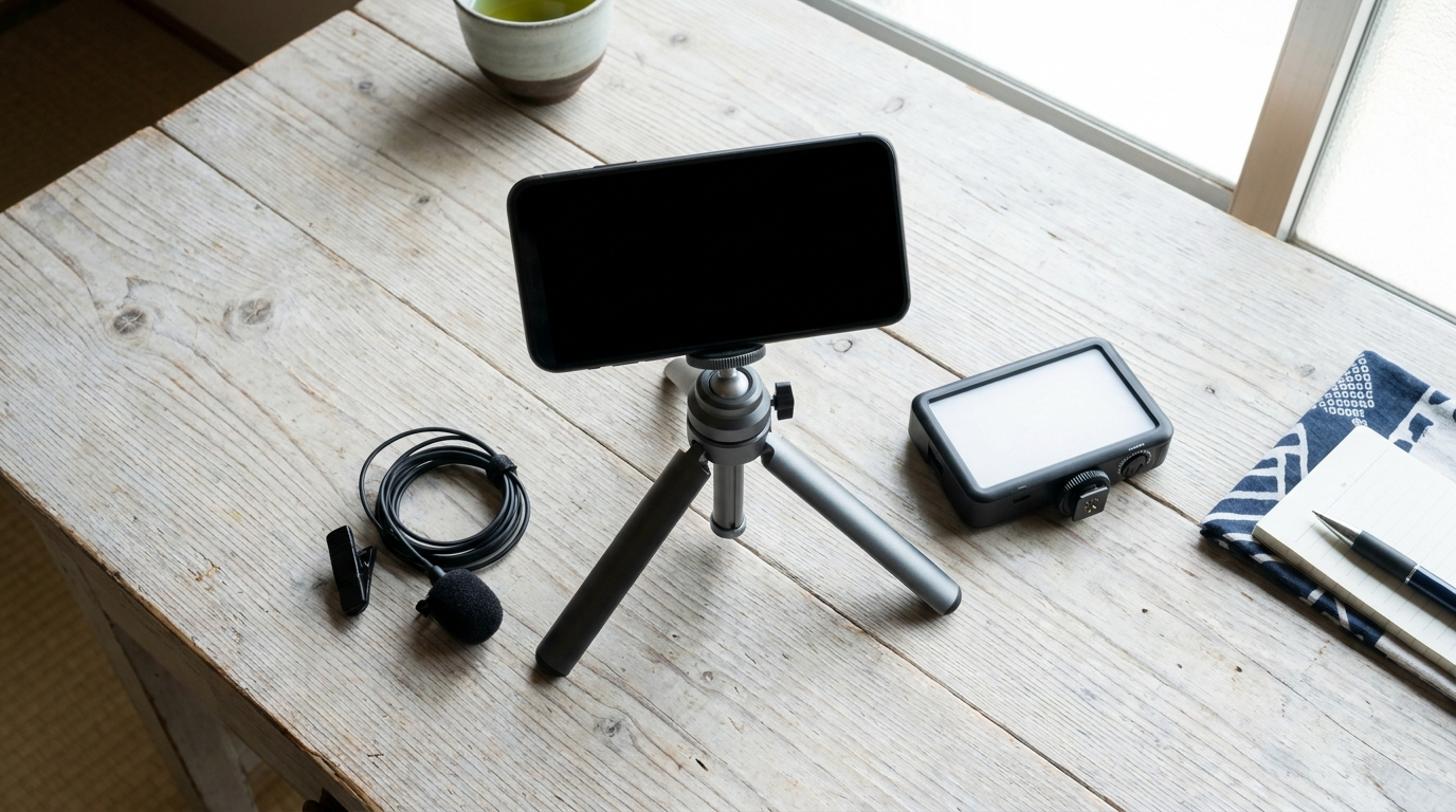 ショート動画の始め方|必要な機材とスマホ撮影のコツ